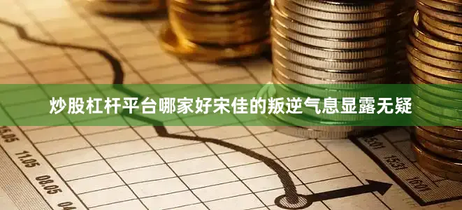 炒股杠杆平台哪家好宋佳的叛逆气息显露无疑